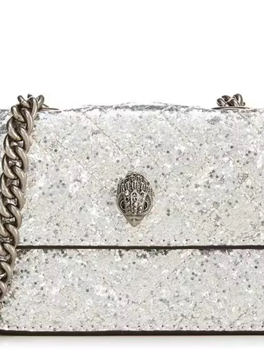 Kurt Geiger Silver Tone Crystal-Embellished Men’s Charm